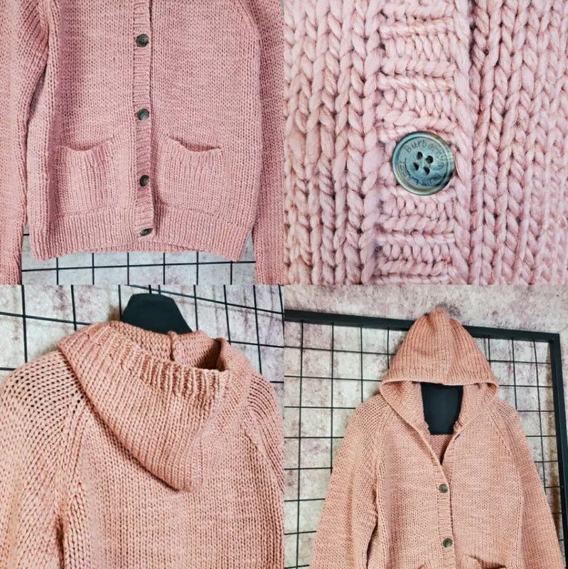 Burberry Burberry Spring Autumn Pink Wool Blend Cardigan Size M / US 6-8 / IT 42-44 - 6 Thumbnail