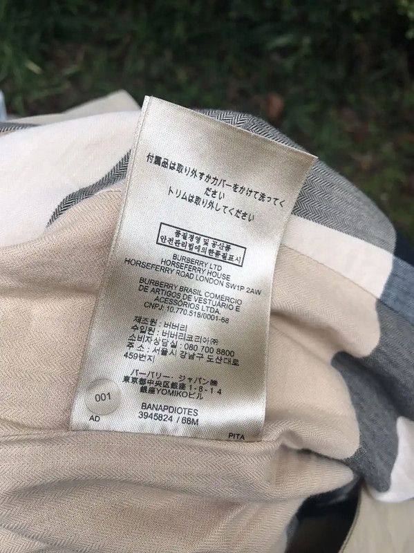 Burberry Burberry Grey Cotton Blend Mid-Length Trench Coat Size S / US 4 / IT 40 - 7 Thumbnail