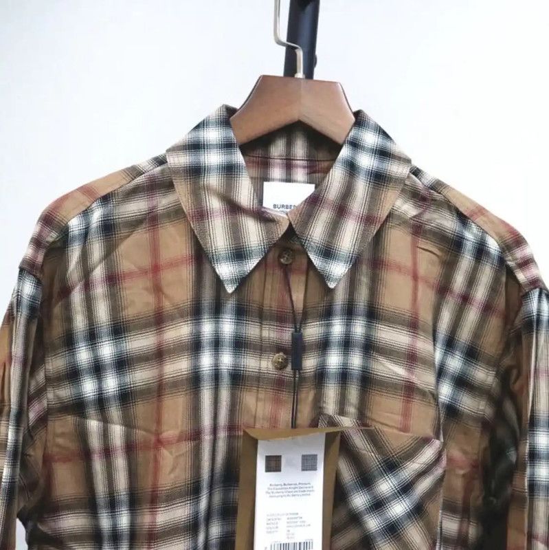 Burberry Burberry Brown Cotton Women's Top Size S / US 4 / IT 40 - 2 Thumbnail