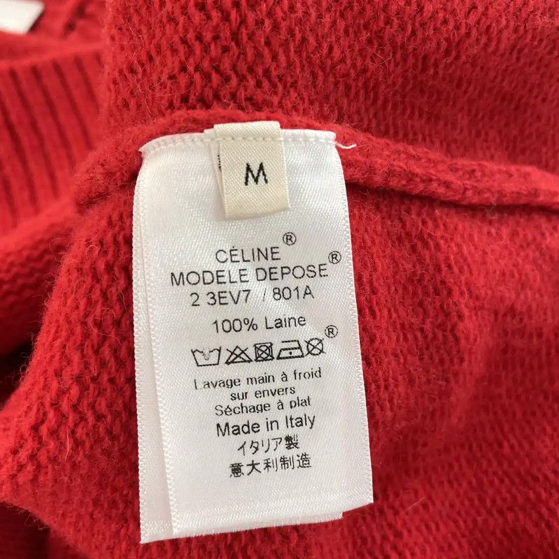 Burberry Burberry Red Wool Long Sleeve Sweater Size M / US 6-8 / IT 42-44 - 8 Thumbnail
