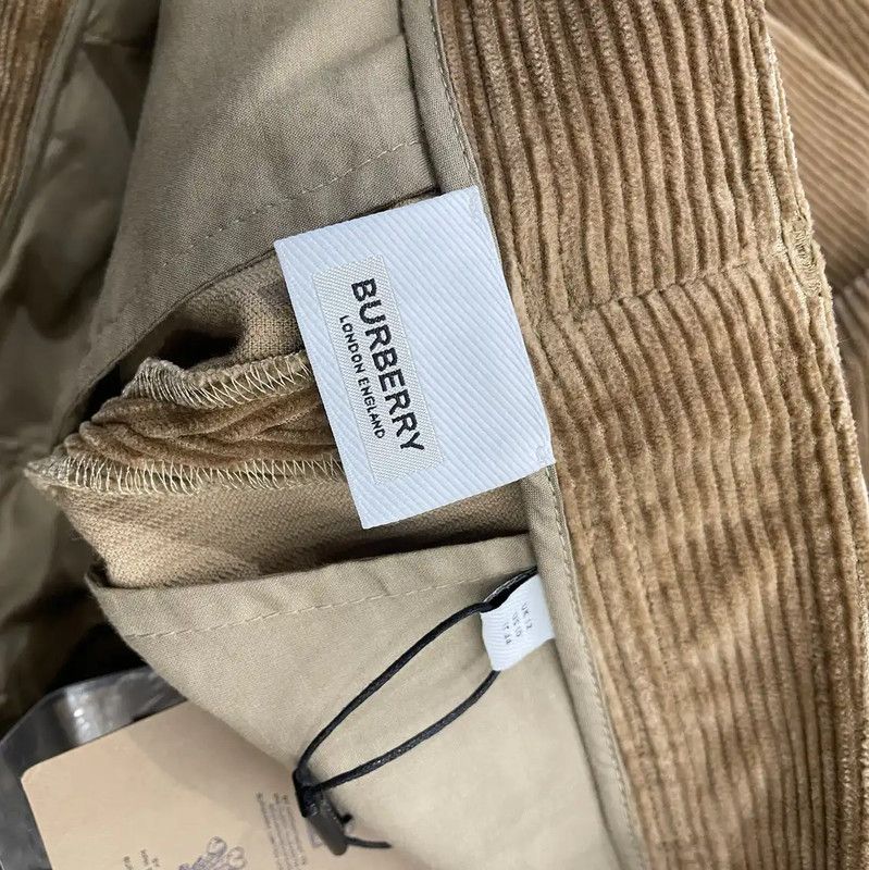 Burberry Burberry L Size Brown Cotton Casual Pants Size 28" / US 6 / IT 42 - 4 Thumbnail