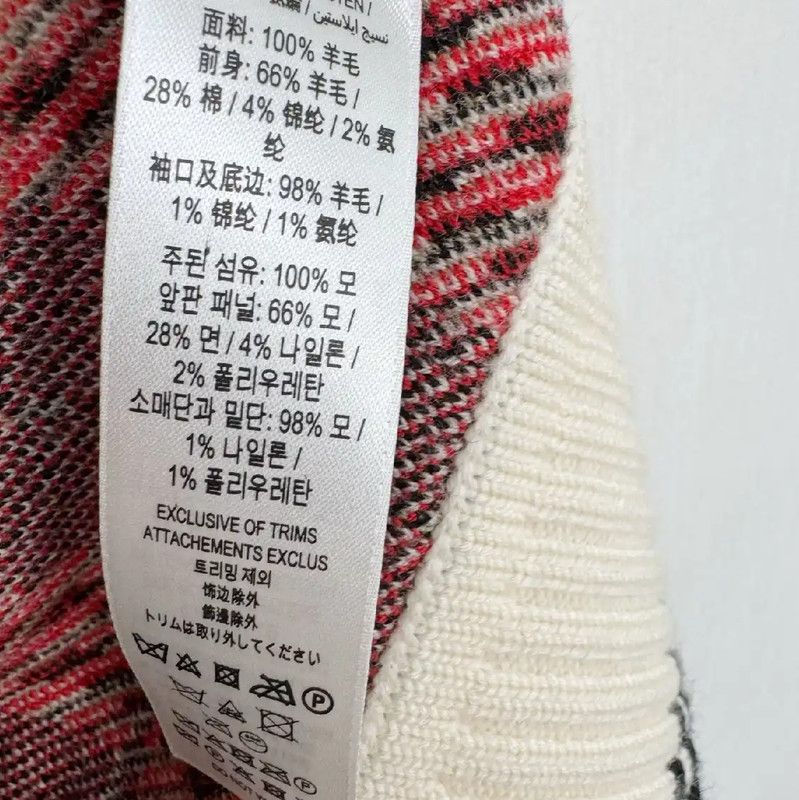 Burberry Burberry Summer Color-Block Long Sleeve Cardigan Size L / US 10 / IT 46 - 5 Thumbnail