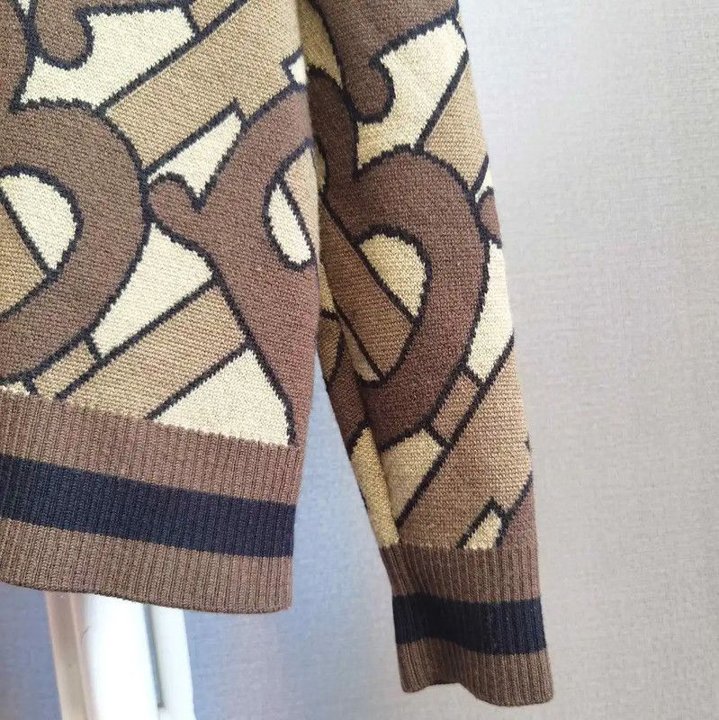 Burberry Burberry Colorblock Wool Knit Sweater Size M / US 6-8 / IT 42-44 - 7 Thumbnail