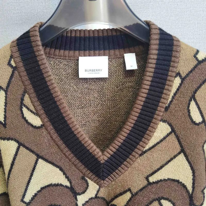 Burberry Burberry Colorblock Wool Knit Sweater Size M / US 6-8 / IT 42-44 - 6 Thumbnail