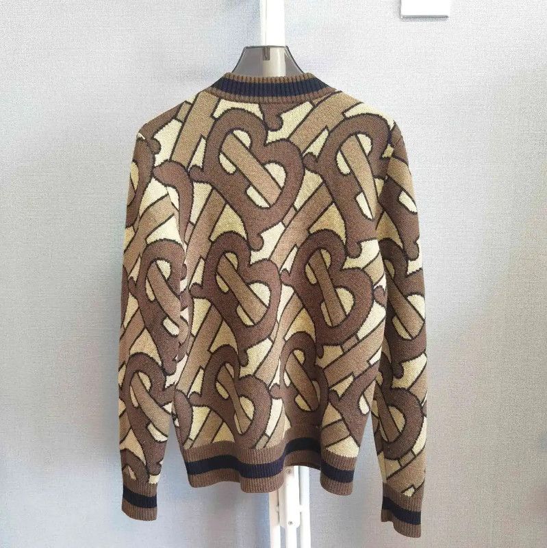 Burberry Burberry Colorblock Wool Knit Sweater Size M / US 6-8 / IT 42-44 - 2 Thumbnail