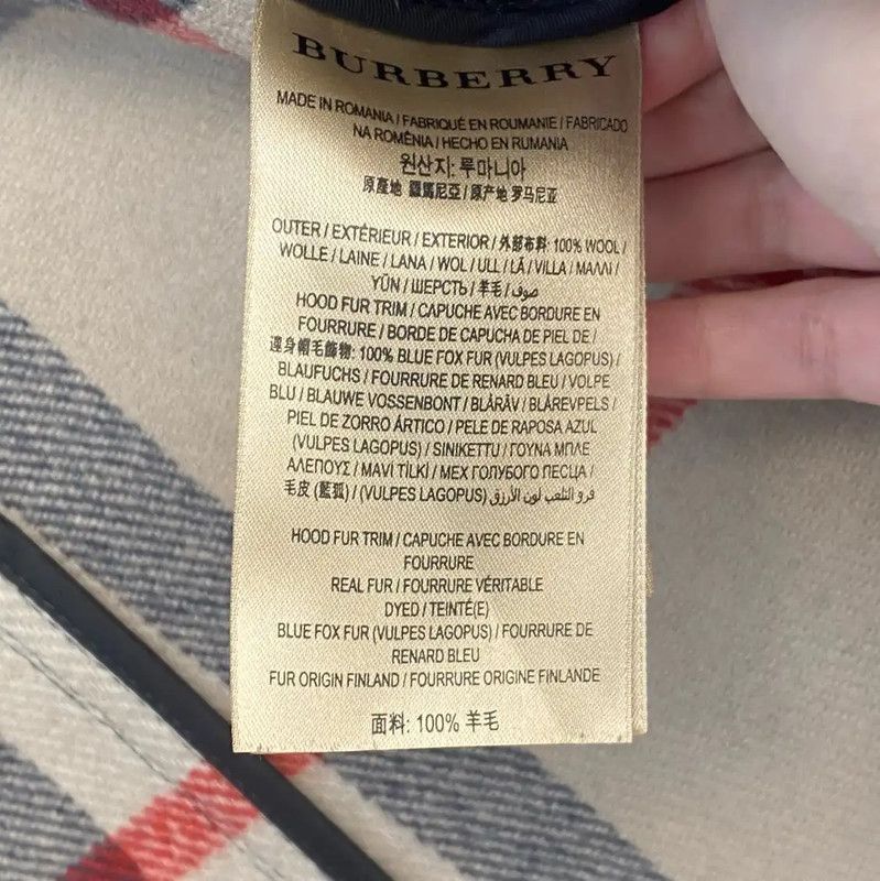 Burberry Burberry Women's Black Wool Coat Size S / US 4 / IT 40 - 4 Thumbnail