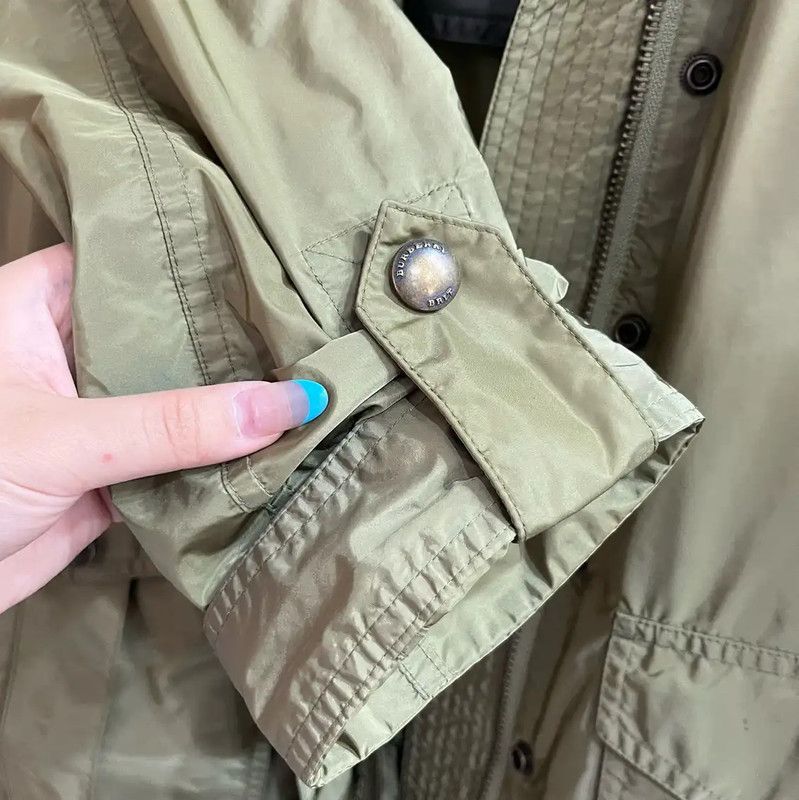 Burberry Burberry Women's Green Acrylic Trench Coat Size M / US 6-8 / IT 42-44 - 5 Thumbnail