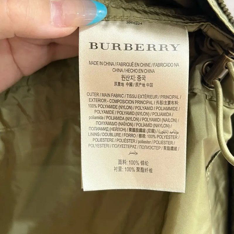 Burberry Burberry Women's Green Acrylic Trench Coat Size M / US 6-8 / IT 42-44 - 7 Thumbnail
