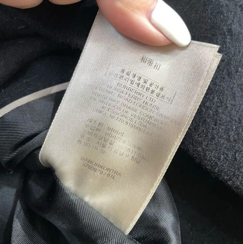Burberry Burberry Black Wool Women's Trench Coat Size M / US 6-8 / IT 42-44 - 5 Thumbnail