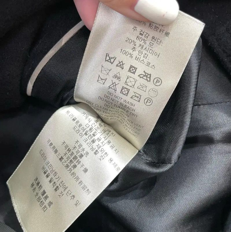 Burberry Burberry Black Wool Women's Trench Coat Size M / US 6-8 / IT 42-44 - 6 Thumbnail