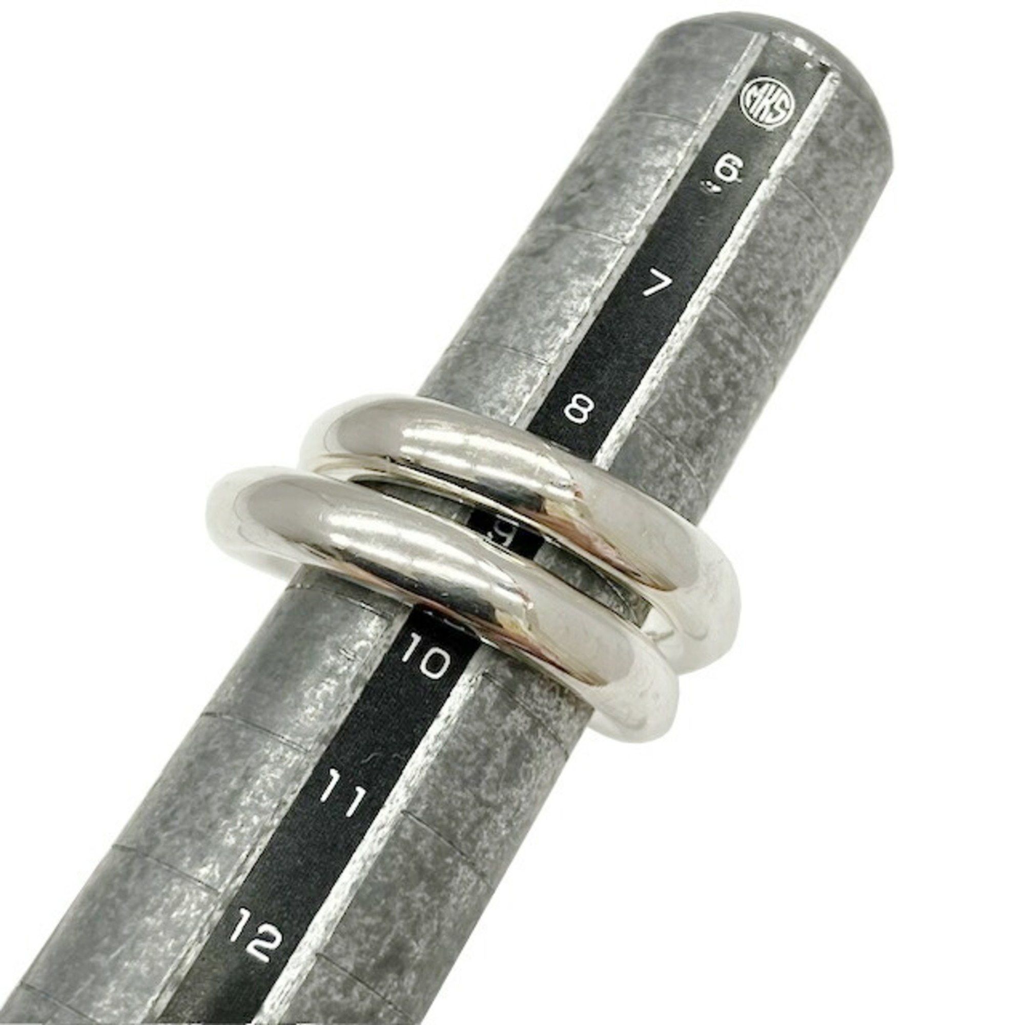 Hermes HERMES Vertige Ring, Size 50, 15.2g, SV925 Silver, for Men and Women Size ONE SIZE - 7 Thumbnail
