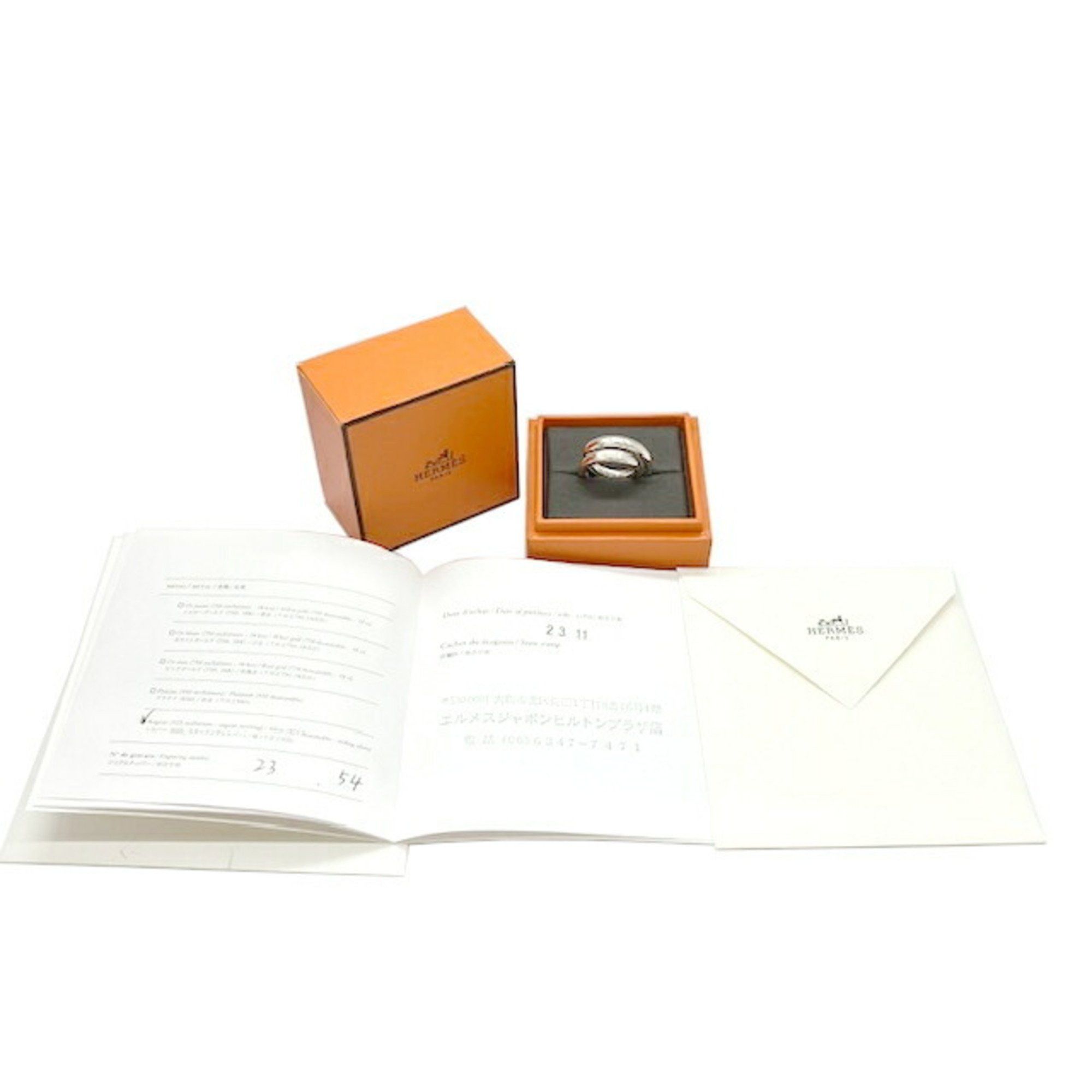 Hermes HERMES Vertige Ring, Size 50, 15.2g, SV925 Silver, for Men and Women Size ONE SIZE - 8 Thumbnail