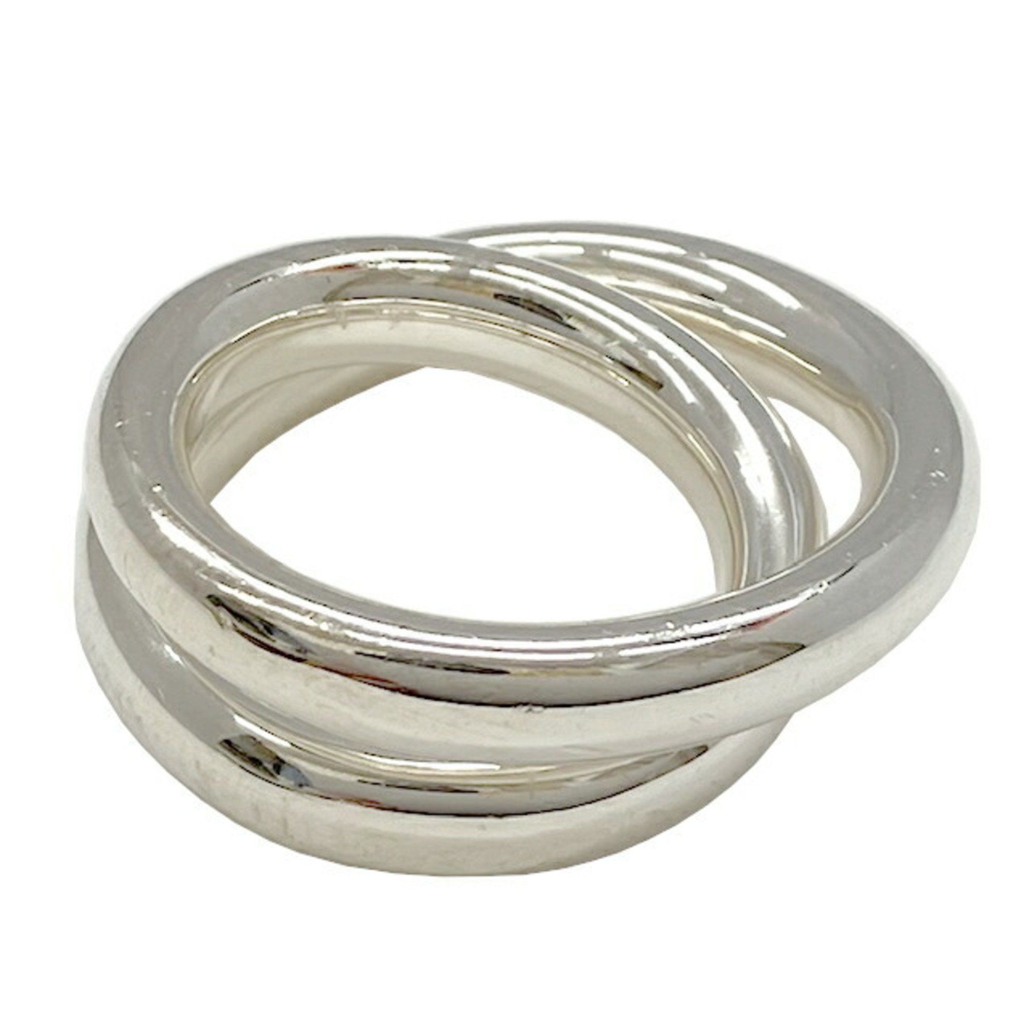 Hermes HERMES Vertige Ring, Size 50, 15.2g, SV925 Silver, for Men and Women Size ONE SIZE - 2 Thumbnail