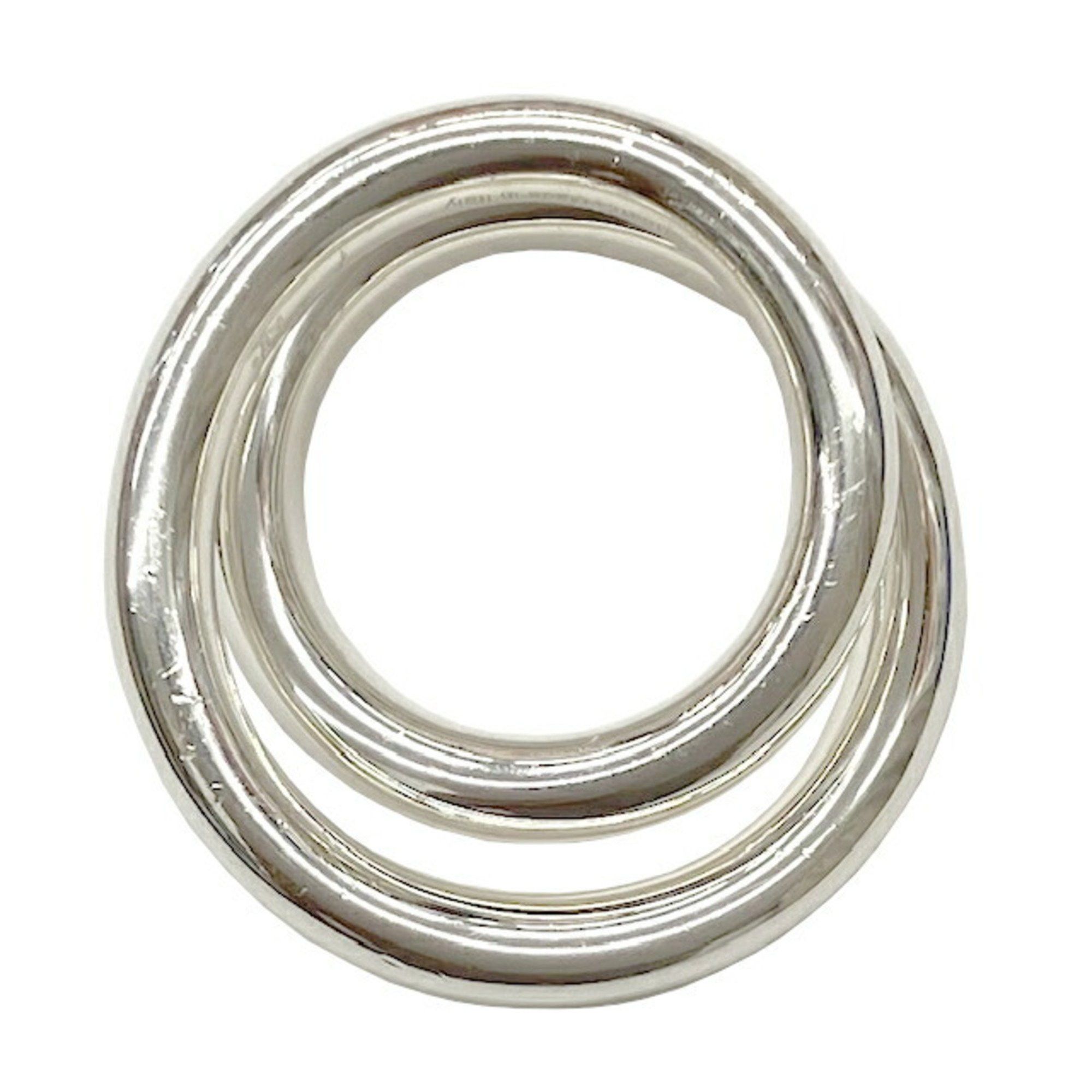 Hermes HERMES Vertige Ring, Size 50, 15.2g, SV925 Silver, for Men and Women Size ONE SIZE - 4 Thumbnail