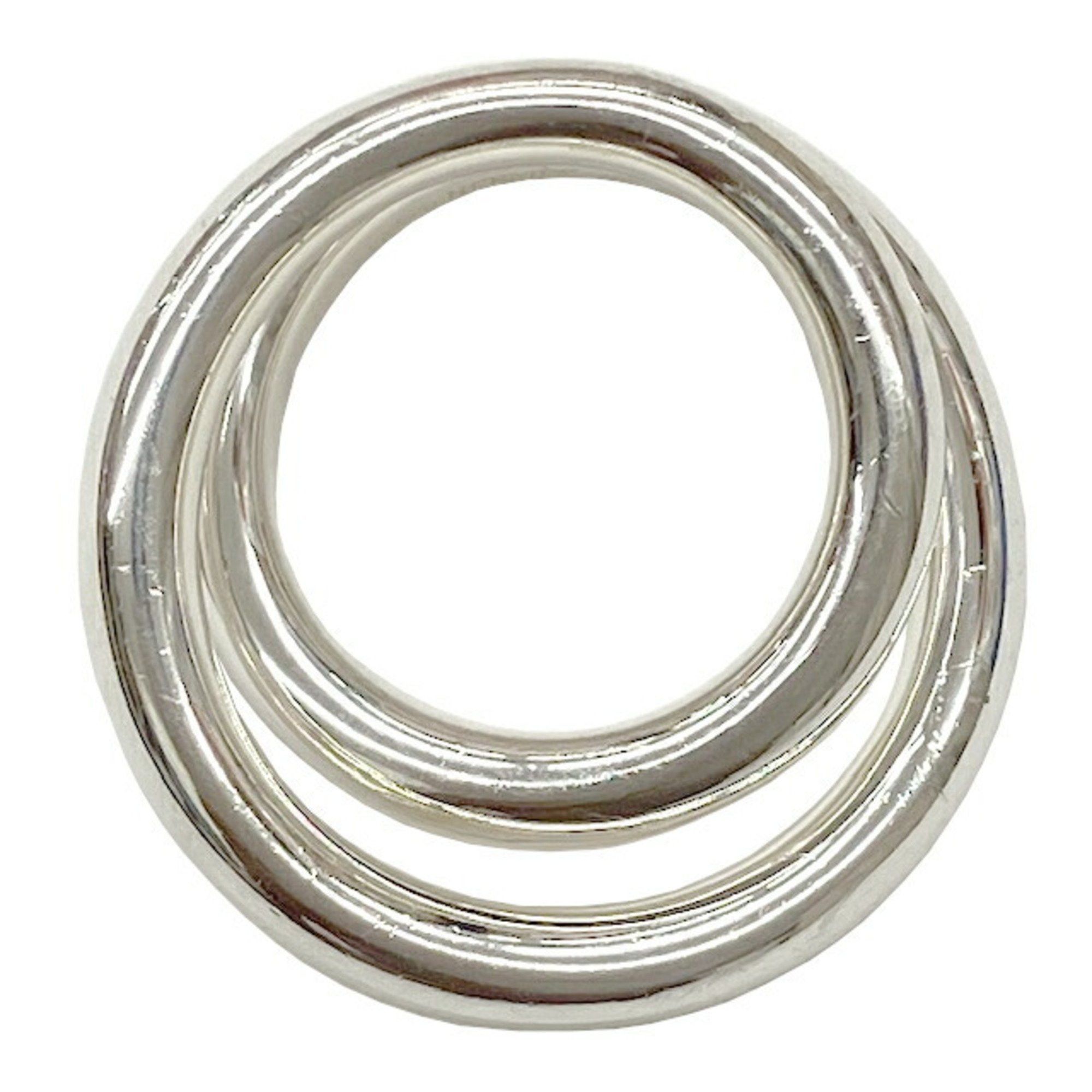 Hermes HERMES Vertige Ring, Size 50, 15.2g, SV925 Silver, for Men and Women Size ONE SIZE - 3 Thumbnail