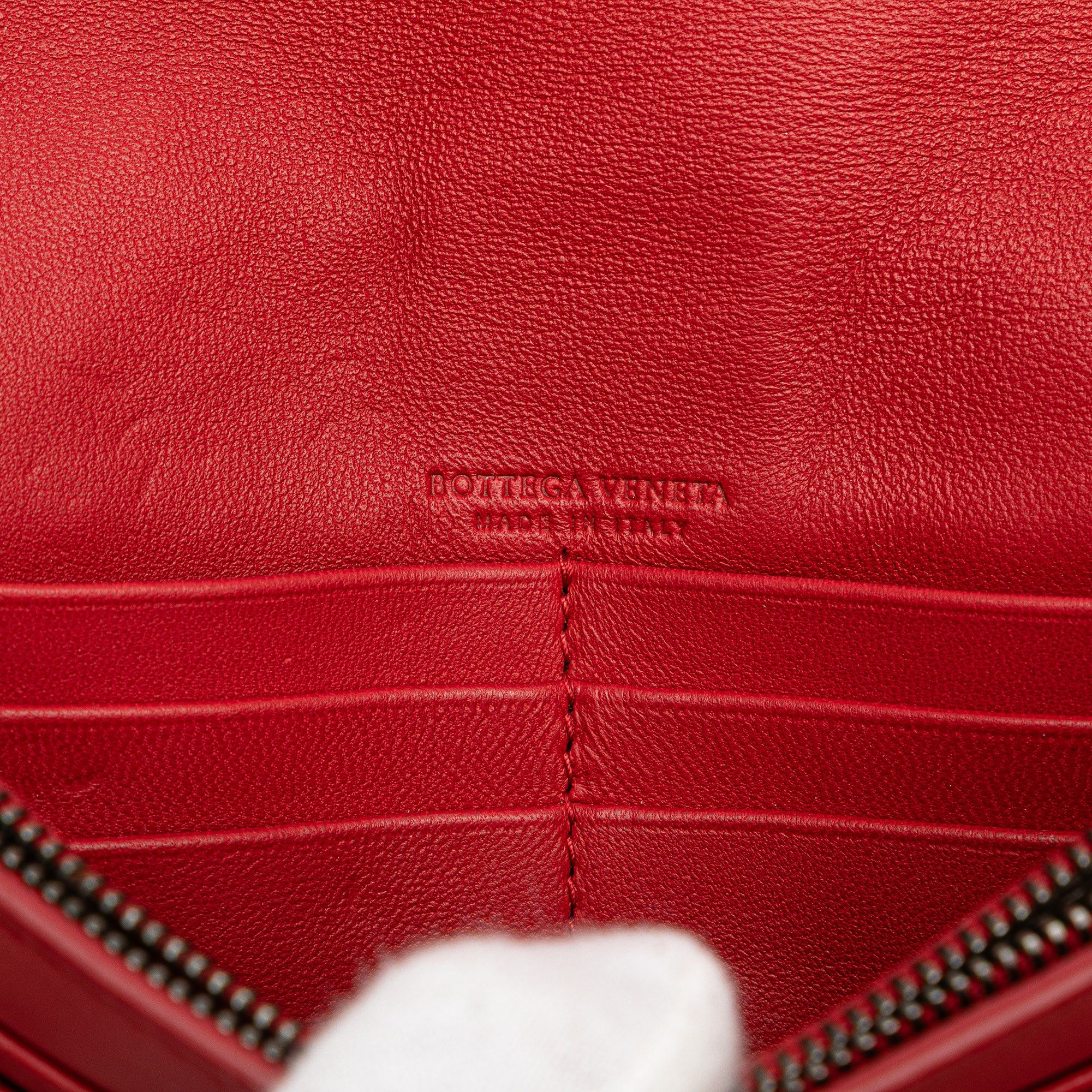 Bottega Veneta Bottega Veneta Nappa Intrecciato Wallet On Chain Size ONE SIZE - 6 Thumbnail