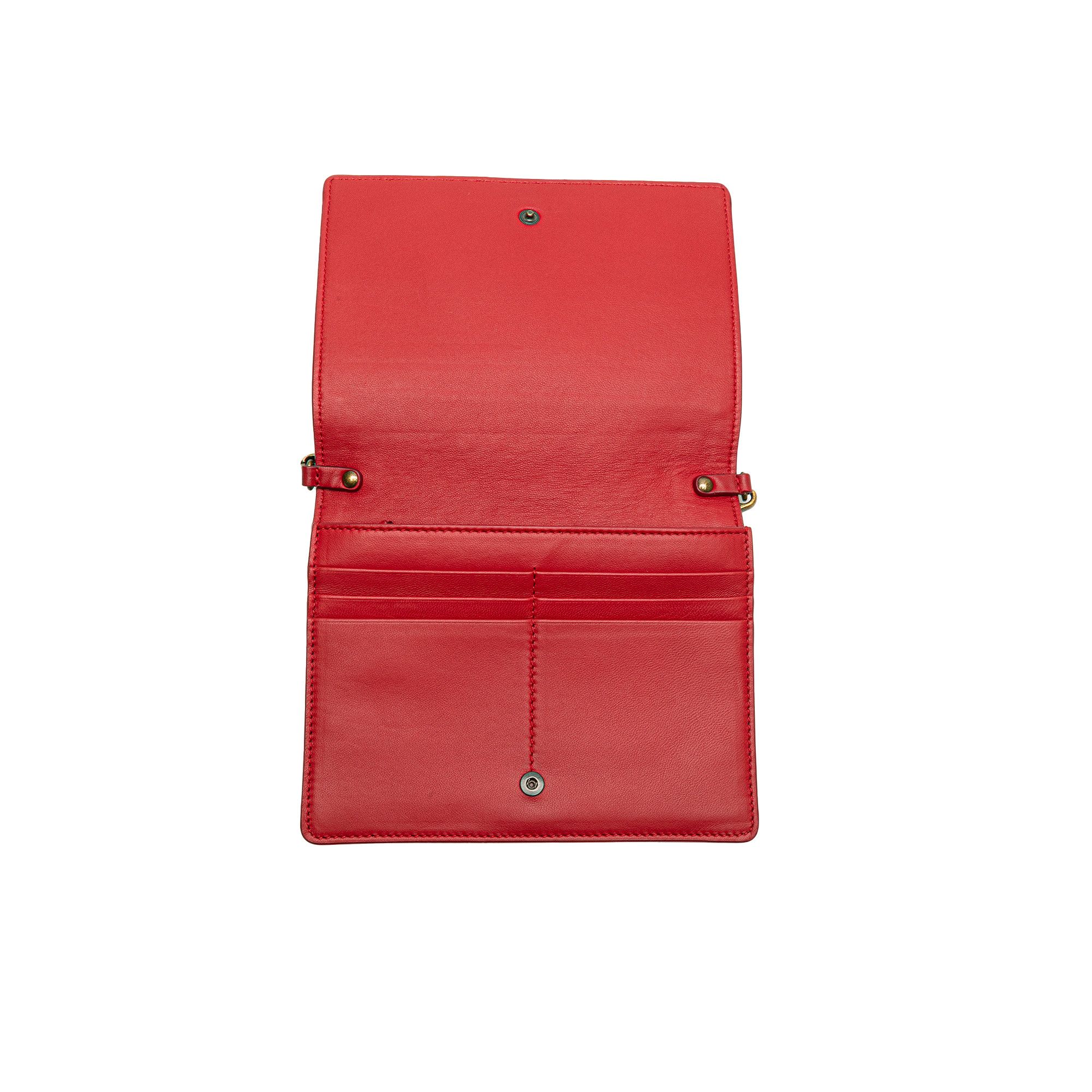 Bottega Veneta Bottega Veneta Nappa Intrecciato Wallet On Chain Size ONE SIZE - 4 Thumbnail