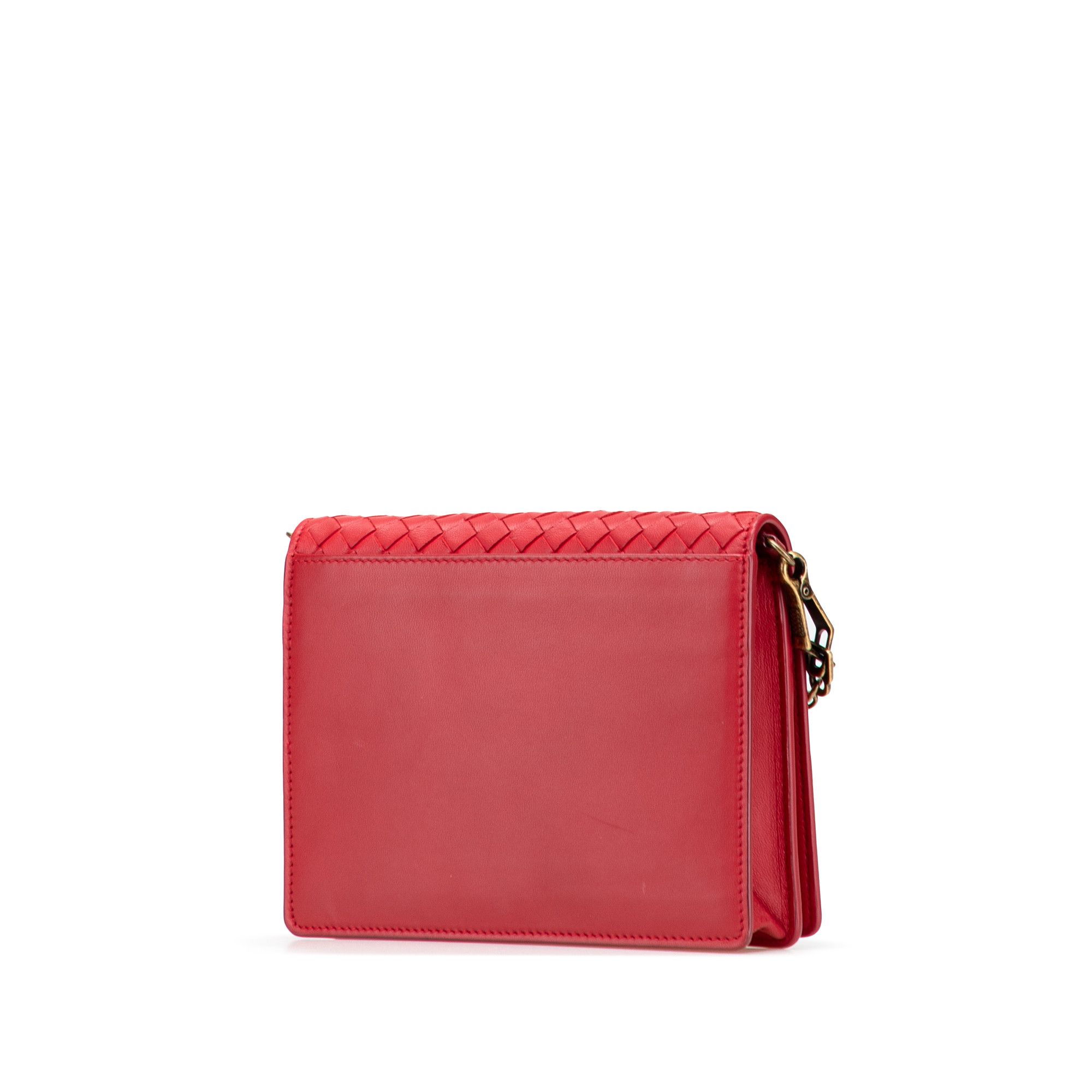Bottega Veneta Bottega Veneta Nappa Intrecciato Wallet On Chain Size ONE SIZE - 2 Thumbnail
