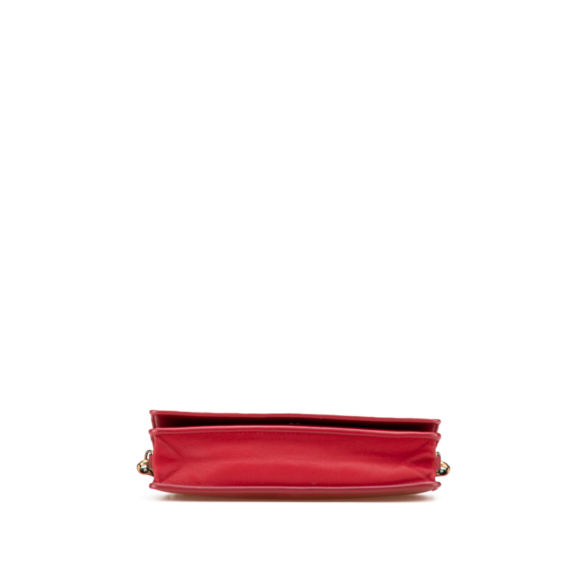 Bottega Veneta Bottega Veneta Nappa Intrecciato Wallet On Chain Size ONE SIZE - 3 Thumbnail