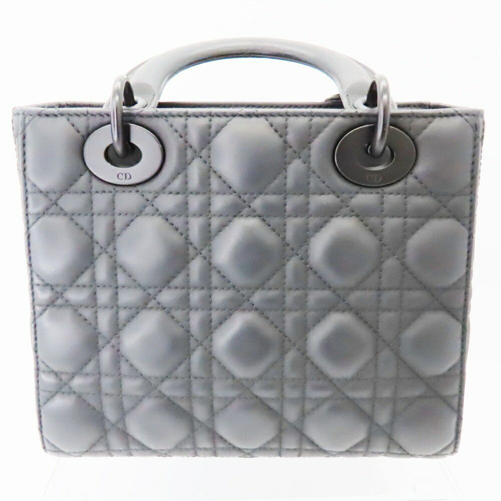 Dior Dior Christian Dior Lambskin My Lady Dior 2way Bag M0505SL01 Leather Handbag M0505SL01 DUTY FREE for USA Size ONE SIZE - 4 Thumbnail