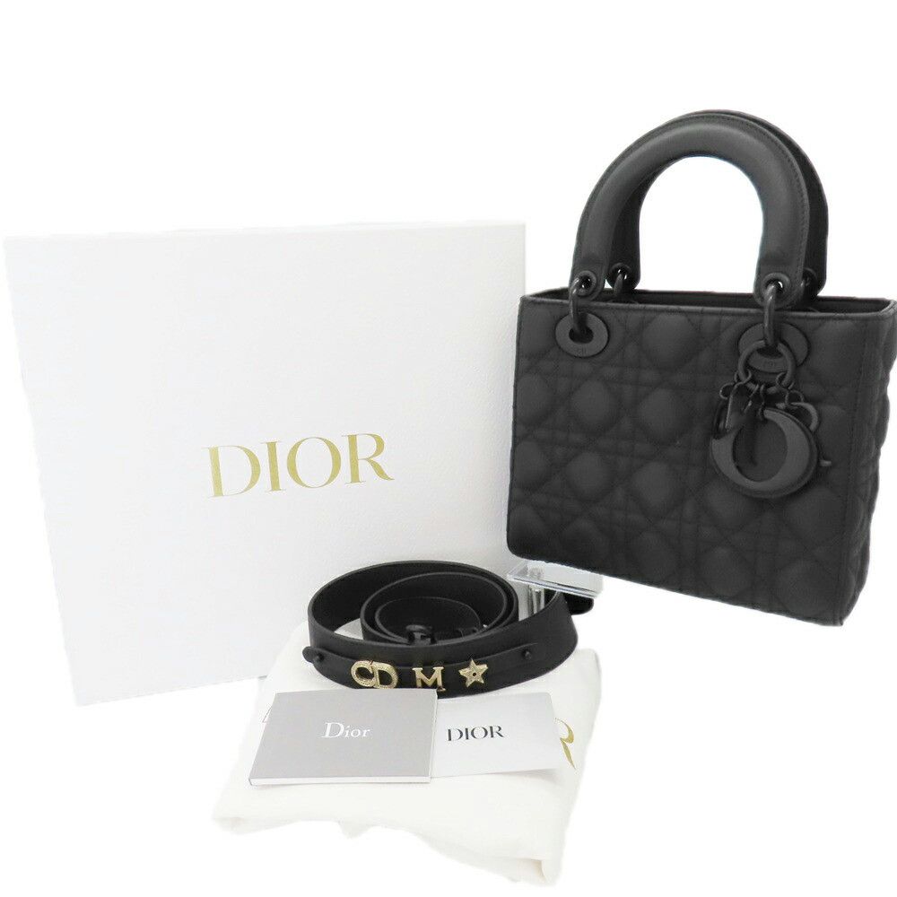 Dior Dior Christian Dior Lambskin My Lady Dior 2way Bag M0505SL01 Leather Handbag M0505SL01 DUTY FREE for USA Size ONE SIZE - 2 Thumbnail