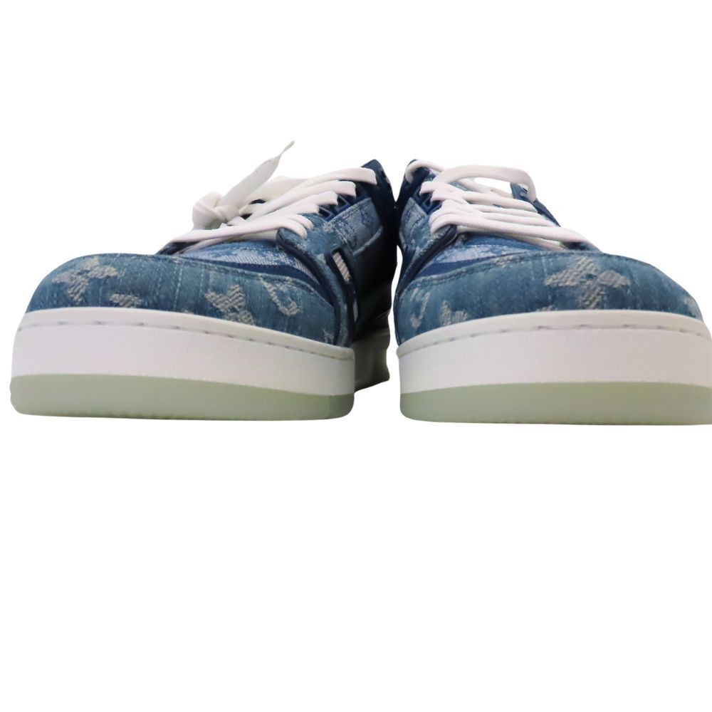Louis Vuitton Louis Vuitton Louis Vuitton Monogram Trainer Line Sneakers Blue Denim Sneakers Canvas Shoes トレイナー・ライン DUTY FREE for USA Size ONE SIZE - 5 Thumbnail