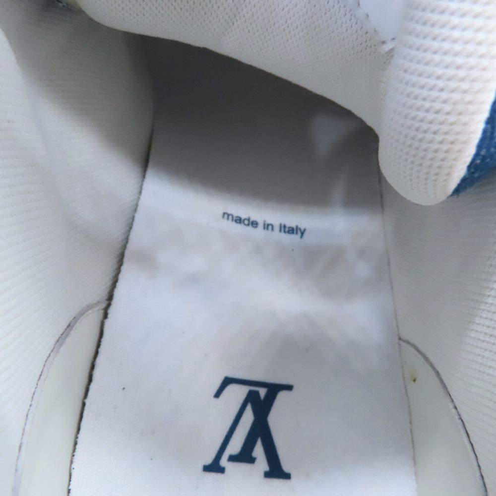 Louis Vuitton Louis Vuitton Louis Vuitton Monogram Trainer Line Sneakers Blue Denim Sneakers Canvas Shoes トレイナー・ライン DUTY FREE for USA Size ONE SIZE - 8 Thumbnail