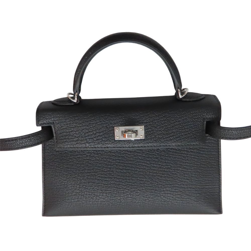 Hermes Hermes Hermes Mini Kelly 2 Shevre 2way Bag Leather Handbag Stamp K (2025) DUTY FREE for USA Size ONE SIZE - 8 Thumbnail