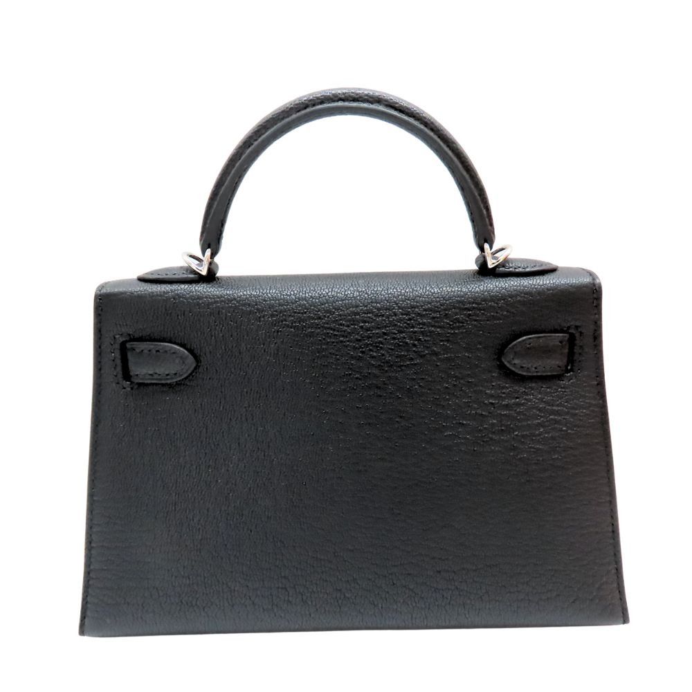 Hermes Hermes Hermes Mini Kelly 2 Shevre 2way Bag Leather Handbag Stamp K (2025) DUTY FREE for USA Size ONE SIZE - 4 Thumbnail