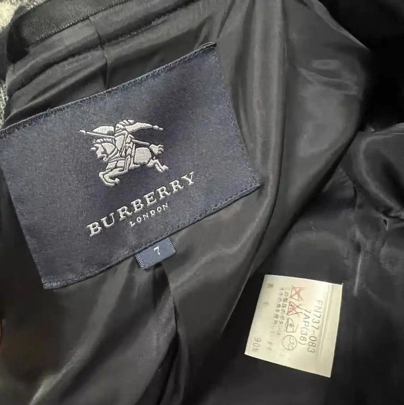 Burberry Burberry Women's Merino Wool Navy Coat Size M / US 6-8 / IT 42-44 - 4 Thumbnail