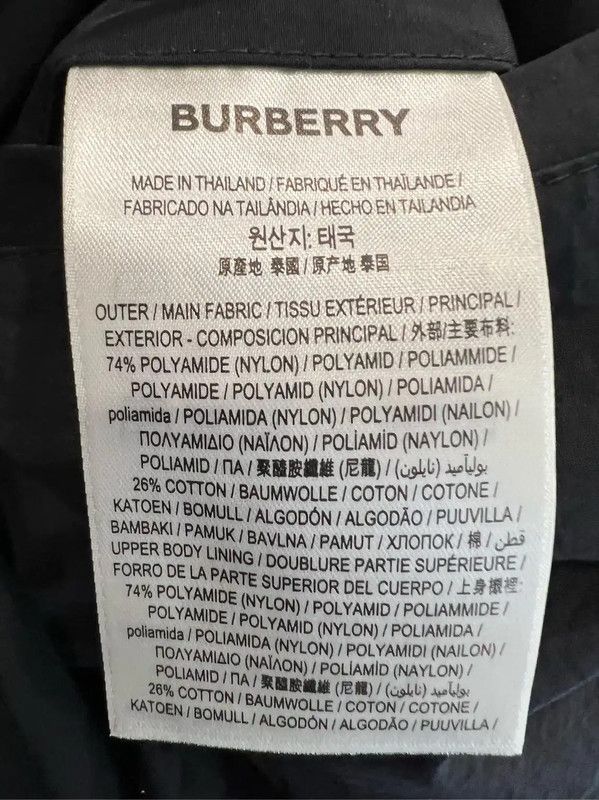 Burberry Burberry Women's Black Polyester Trench Coat Size L / US 10 / IT 46 - 6 Thumbnail