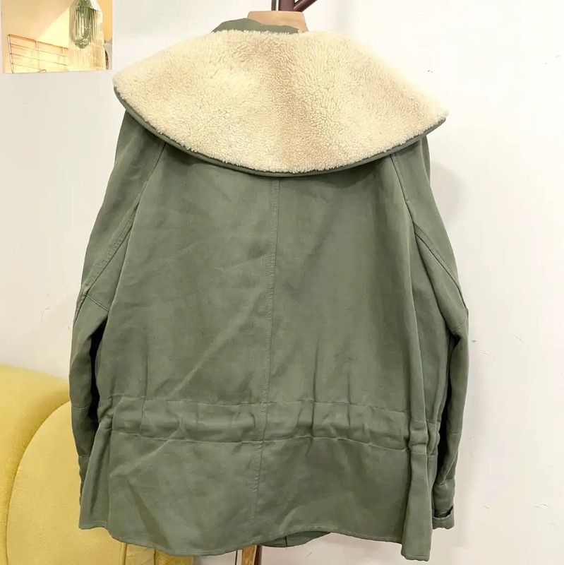 Burberry Burberry Women's Green Wool Short Jacket Size M / US 6-8 / IT 42-44 - 4 Thumbnail