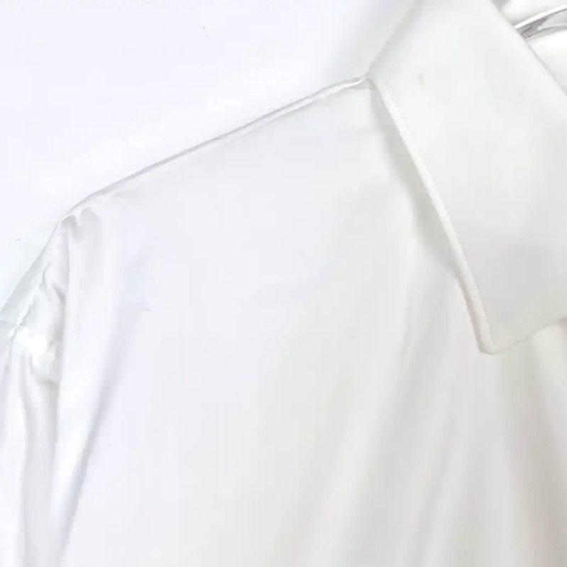 Burberry Burberry White Cotton Long Sleeve Shirt Size S / US 4 / IT 40 - 3 Thumbnail