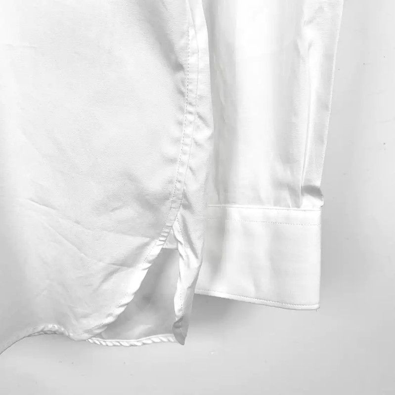 Burberry Burberry White Cotton Long Sleeve Shirt Size S / US 4 / IT 40 - 4 Thumbnail