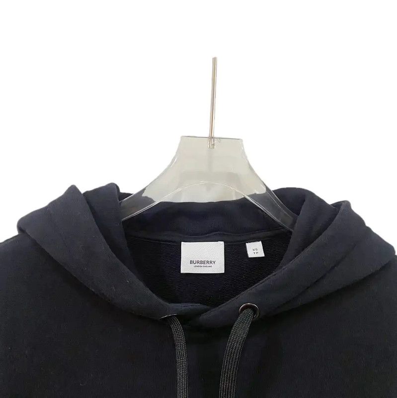 Burberry Burberry Black Cotton Women's Hoodie Size XS / US 0-2 / IT 36-38 - 3 Thumbnail