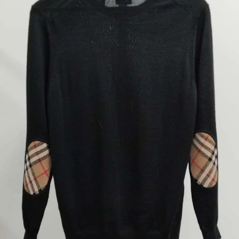 Burberry Burberry Women's Black Wool Knit Sweater Size L / US 10 / IT 46 - 5 Thumbnail