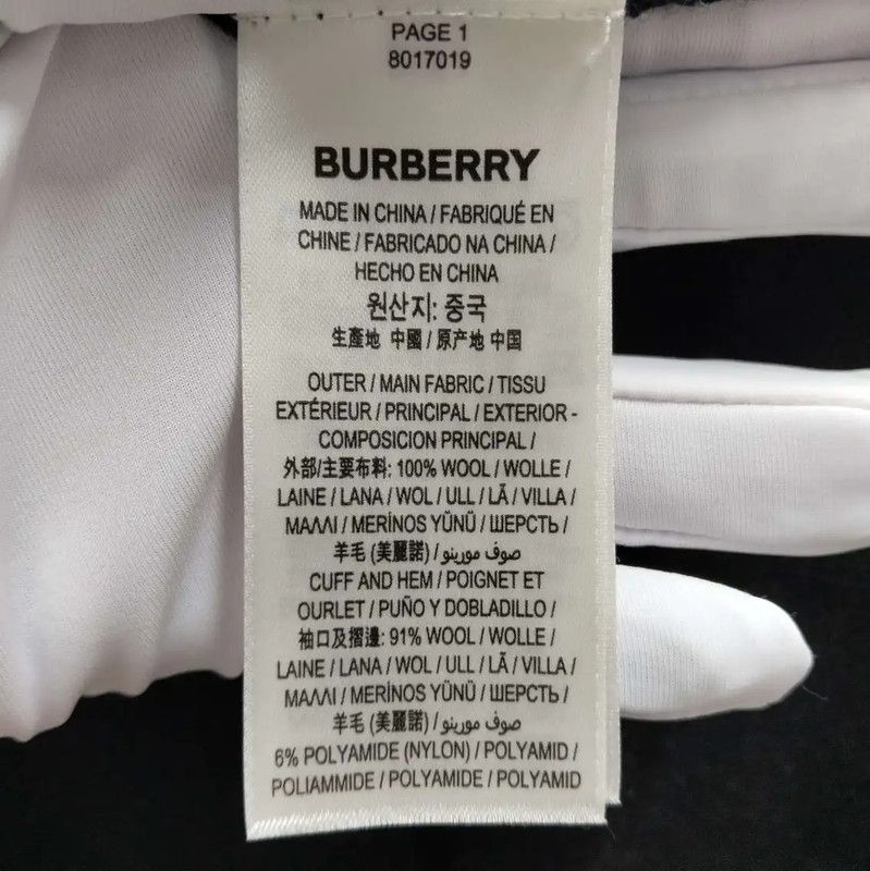 Burberry Burberry Women's Black Wool Knit Sweater Size L / US 10 / IT 46 - 4 Thumbnail