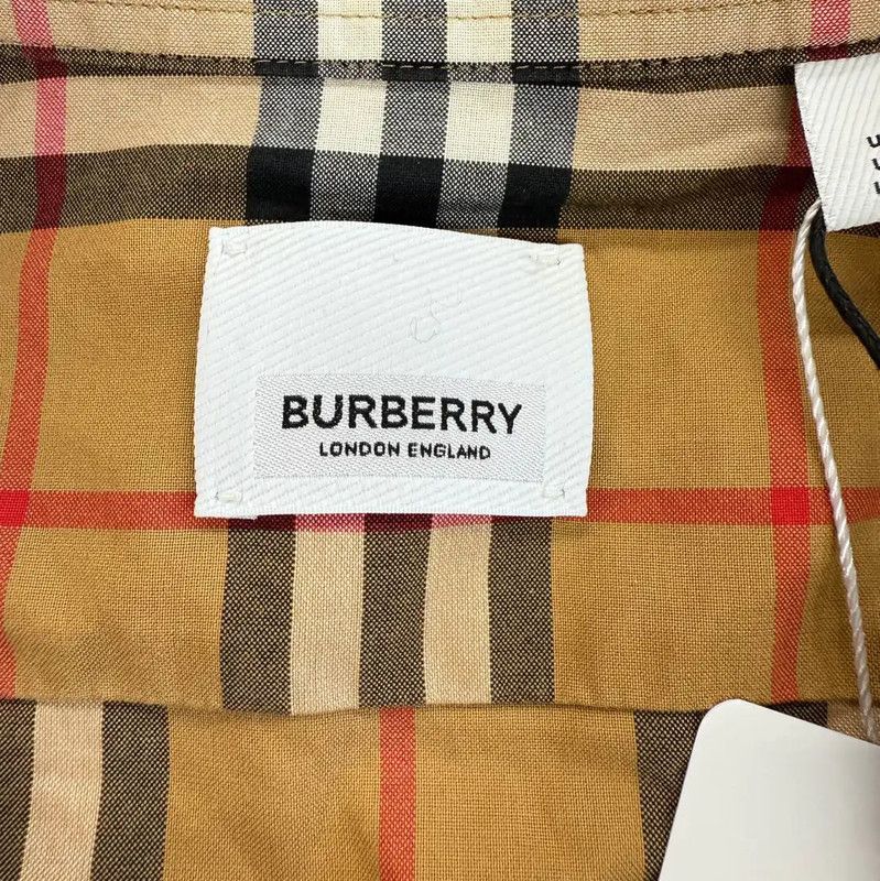 Burberry Burberry Color Block Cotton Women's Shirt Size XXS / US 00 / IT 34 - 3 Thumbnail