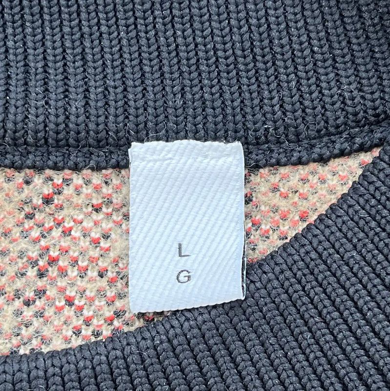 Burberry Burberry Brown Check Knit Sweater Size L / US 10 / IT 46 - 7 Thumbnail