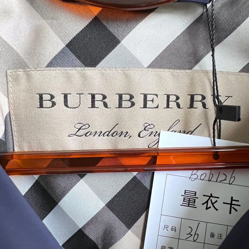 Burberry Burberry Women's Navy Blue Trench Coat Size M / US 6-8 / IT 42-44 - 5 Thumbnail