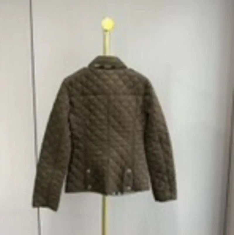 Burberry Burberry Quilted Brown Cotton Jacket for Women Size XS / US 0-2 / IT 36-38 - 2 Thumbnail