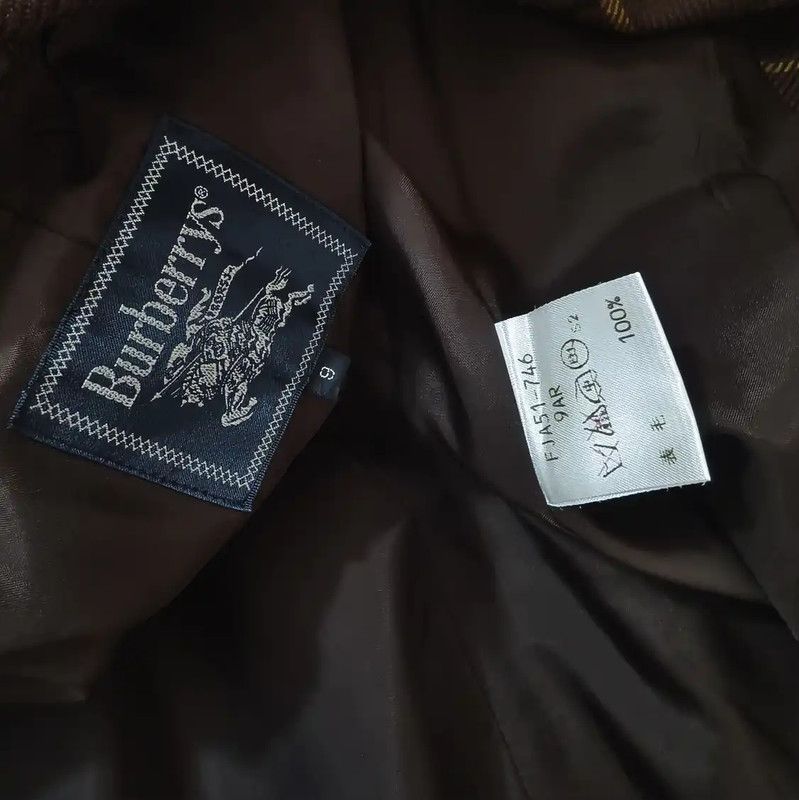 Burberry Burberry Coffee Check Wool Long Sleeve Cardigan Size M / US 6-8 / IT 42-44 - 7 Thumbnail
