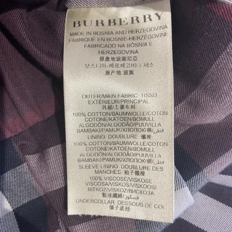 Burberry Burberry Pink Cotton Short Trench Coat Size XS / US 0-2 / IT 36-38 - 6 Thumbnail