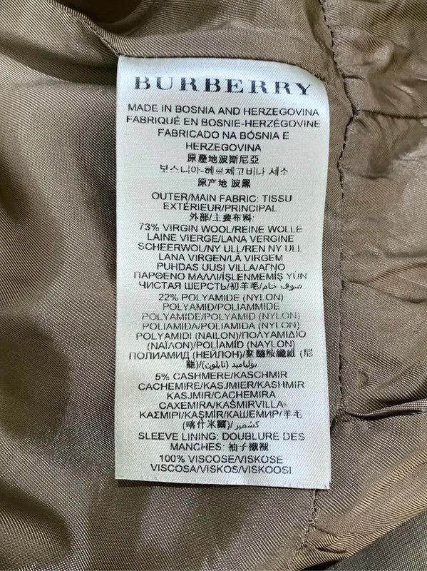 Burberry Burberry Brown Cotton Women's Coat Size XS / US 0-2 / IT 36-38 - 6 Thumbnail