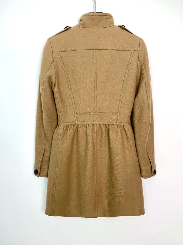 Burberry Burberry Brown Cotton Women's Coat Size XS / US 0-2 / IT 36-38 - 2 Thumbnail