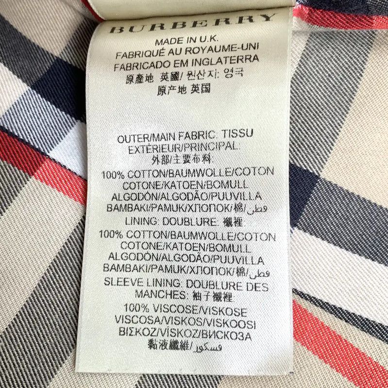 Burberry Burberry Brown Cotton Women's Trench Coat Size XS / US 0-2 / IT 36-38 - 7 Thumbnail
