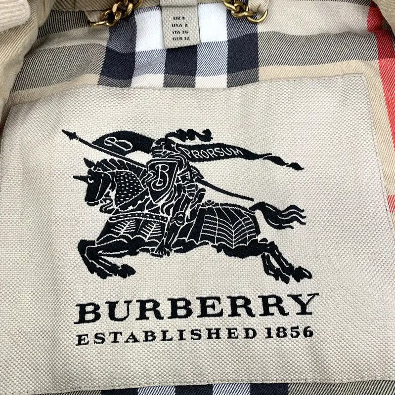Burberry Burberry Brown Cotton Women's Trench Coat Size XS / US 0-2 / IT 36-38 - 5 Thumbnail