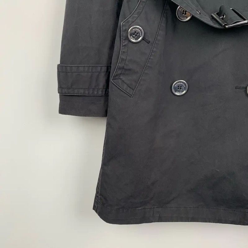 Burberry Burberry Women's Black Cotton Trench Coat Size XS / US 0-2 / IT 36-38 - 4 Thumbnail