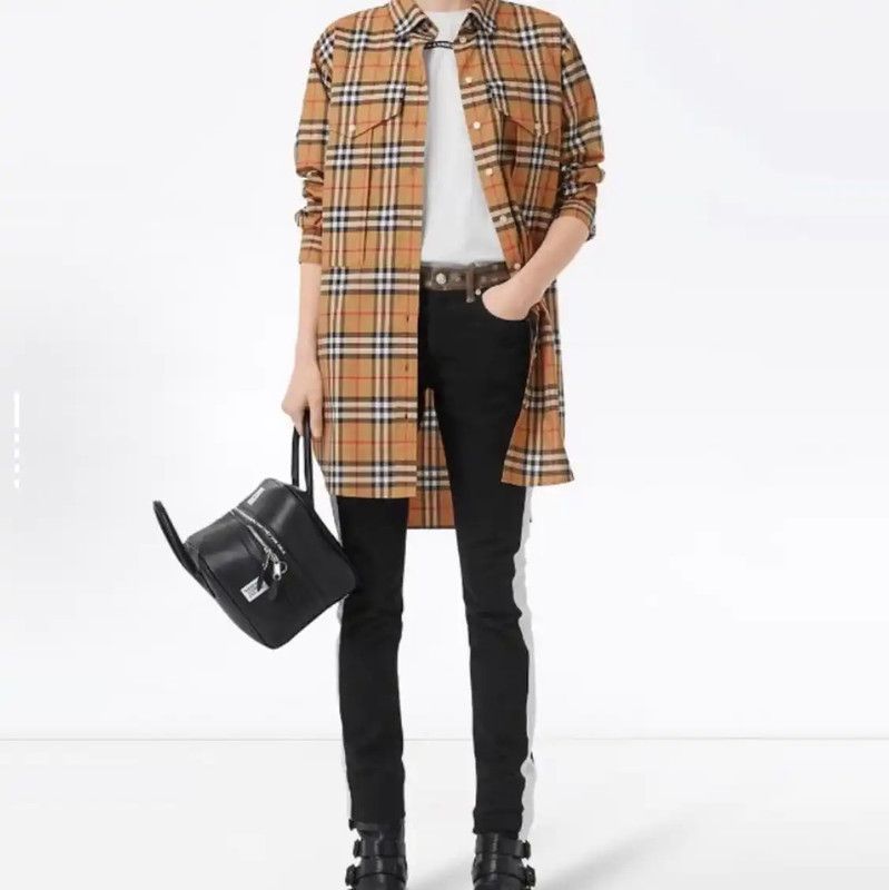 Burberry Burberry Brown Cotton Women’s Shirt Size S / US 4 / IT 40 - 8 Thumbnail