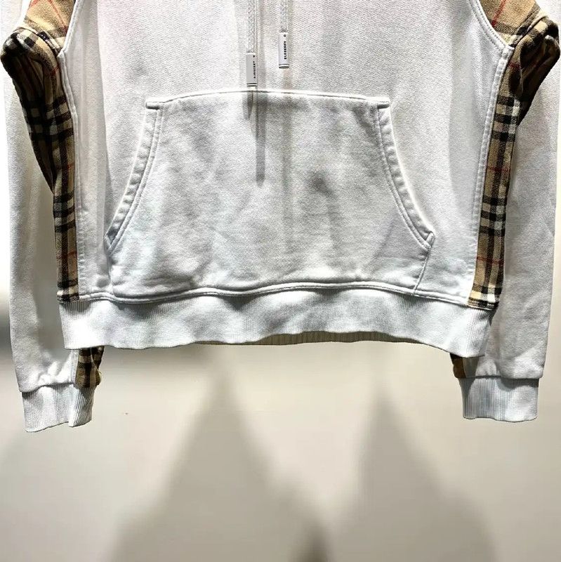 Burberry Burberry Women's White Cotton Hoodie Size S / US 4 / IT 40 - 4 Thumbnail